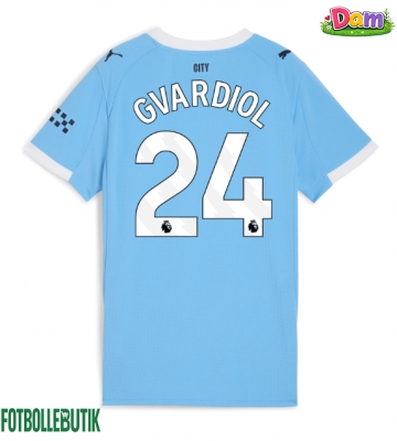 Manchester City Josko Gvardiol #24 Hemmatröja Kvinnor 2025-26 Kortärmad